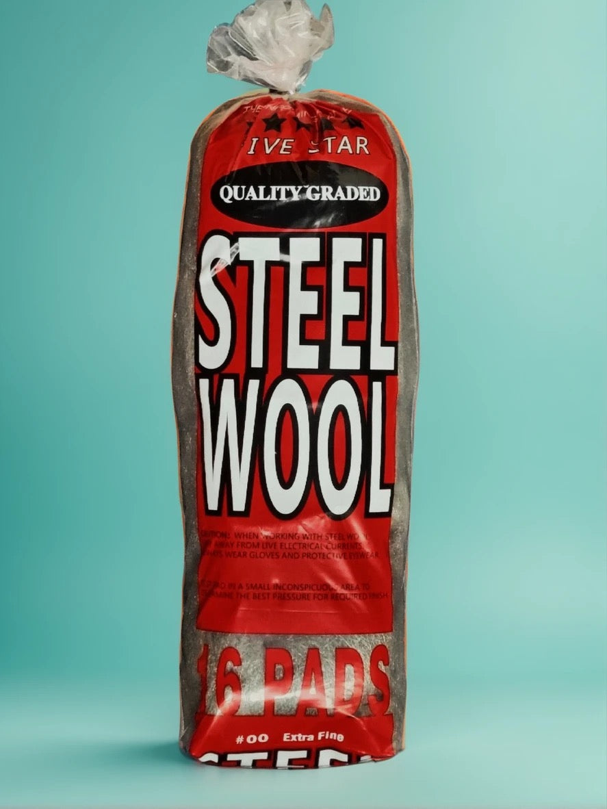 Steel Wool Detailing Pads 00 Medium Grade